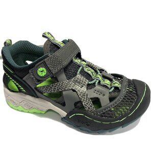 Jambu Little Kids' Squamata, Grey Strap Sneakers, Boys' Size 12M EUR29